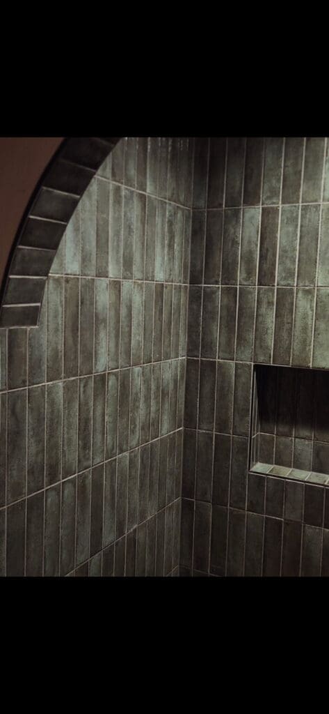 Ceramic tile floor
