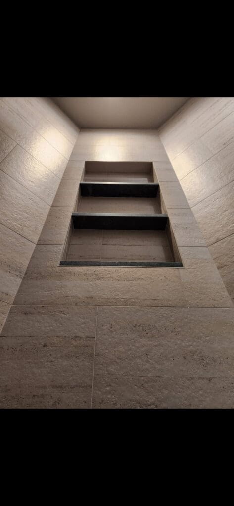 Natural stone floor